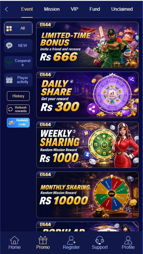 E4444 game apk bonuses