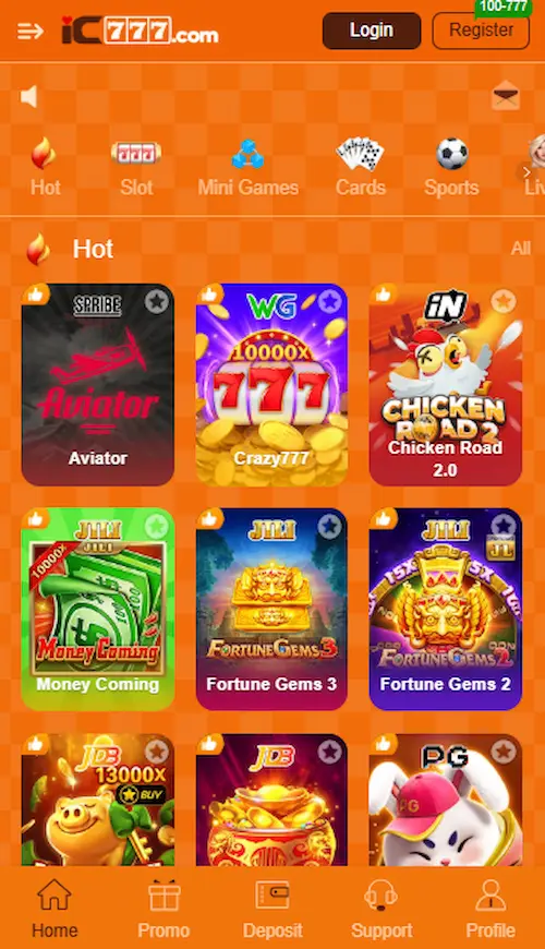 IC777 Game Interface