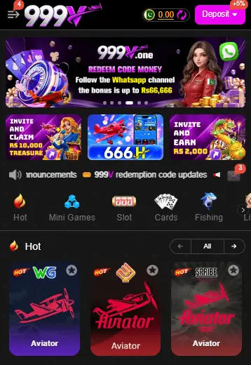 999V Game App